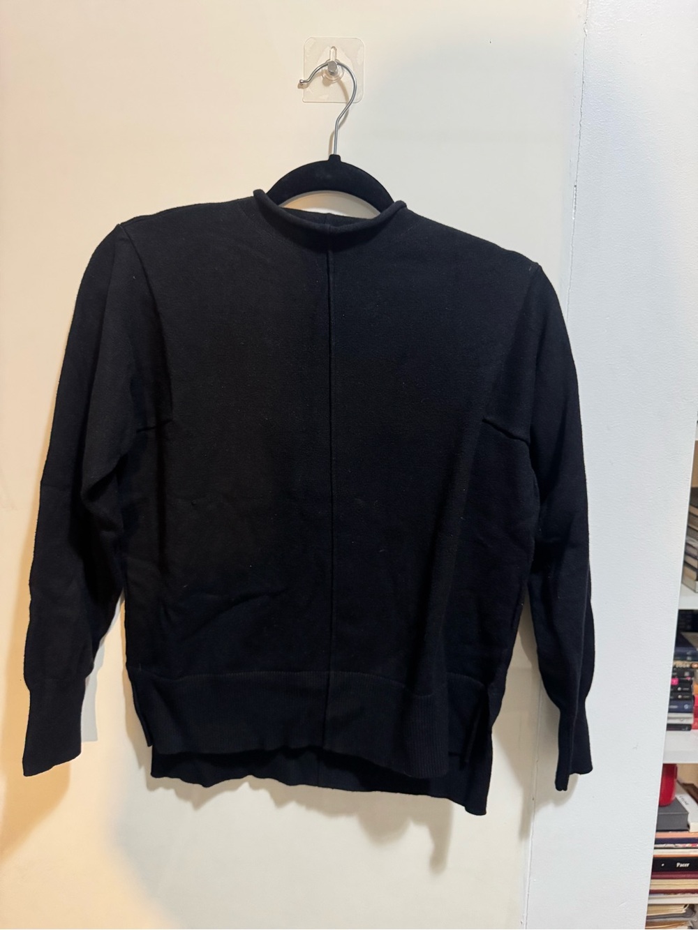 Black Crewneck Sweater Set